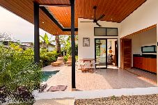 Apartamento en Puerto Viejo - Studio Patacón, íntimo y centríco, piscina priv.